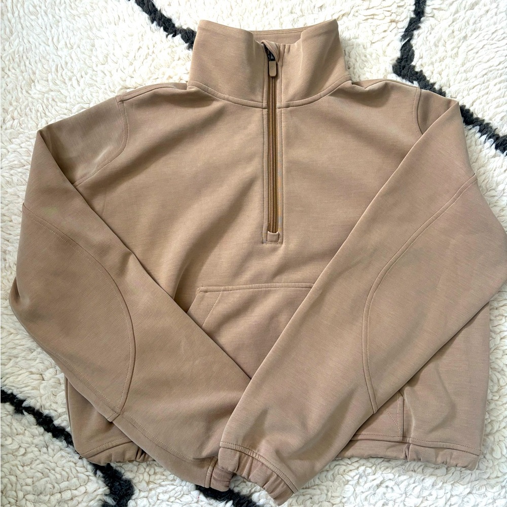 Lululemon brushed softstreme half zip